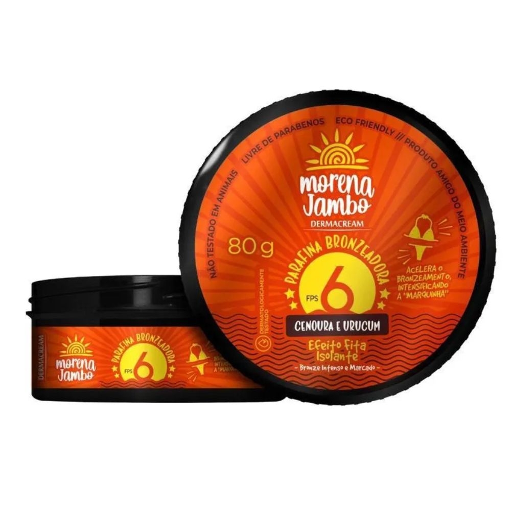 Montiel Perfumaria| Parafina Bronzeadora Dermacream Morena Jambo